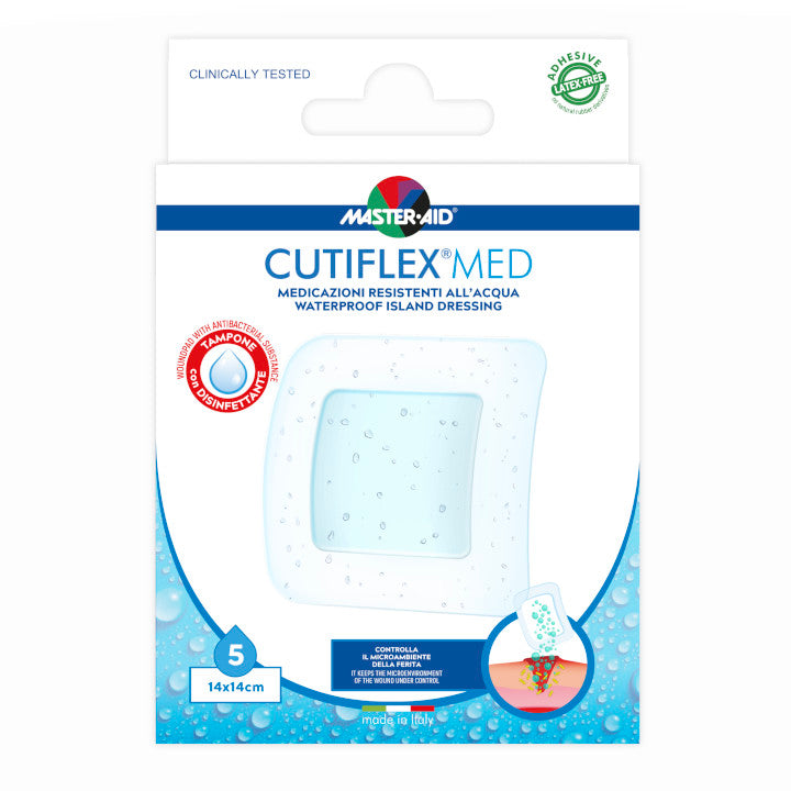 CUTIFLEX®MED 14 cm x 14 cm 5 St.