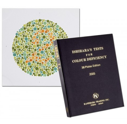 Ishihara-Farbtest mit 38 Tafeln