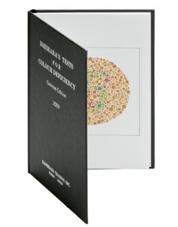 Ishihara-Farbtest mit 14 Tafeln