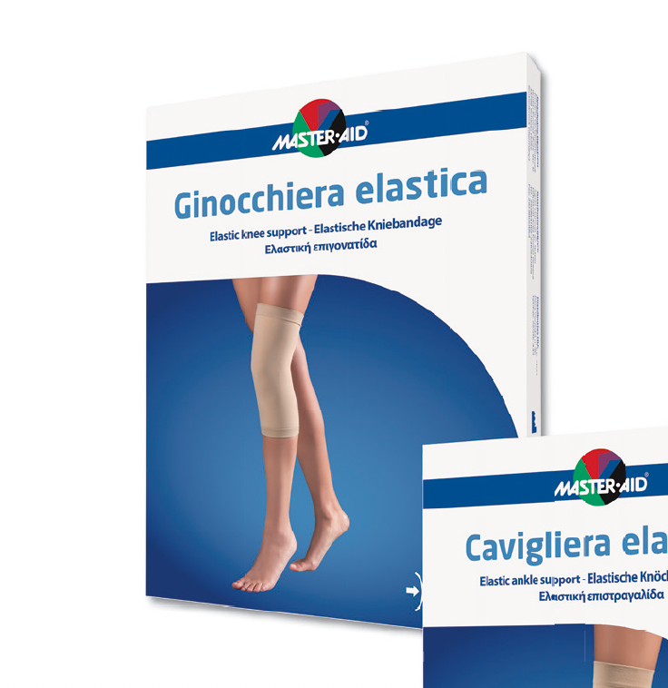 Bandage Knie elastisch unsteril 33 cm – 37 cm (Größe 2)