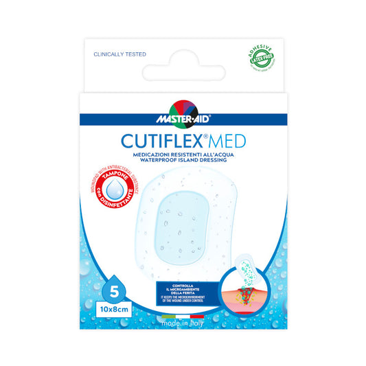 CUTIFLEX®MED Folienverband 10x8 cm 5 St.