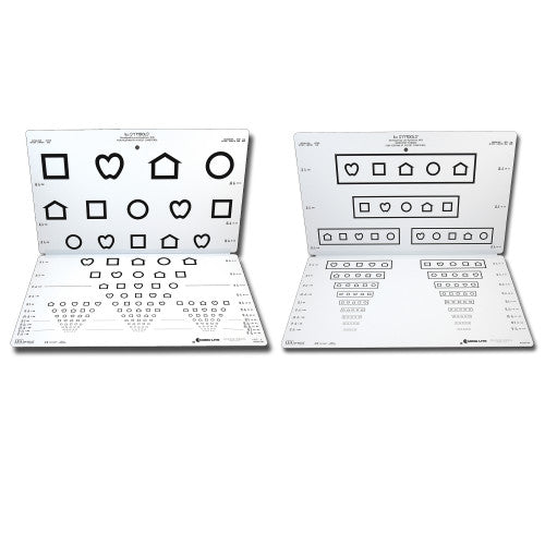 Falttafel LEA™-Symbole mit 15 Linien (Massachusetts)