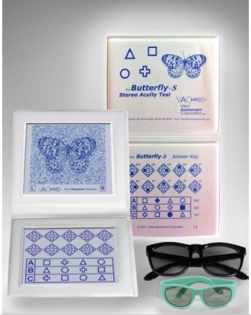 LEA™-Stereotest „Schmetterling“ (Stereo Optical)