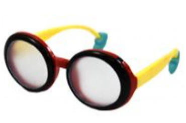 Mattglasokkluderbrille groß